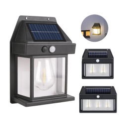 Solar wall light save energy